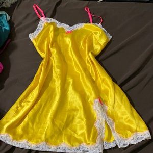 Bright Yellow Victoria’s Secret Slip Dress